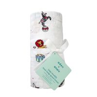 aden + anais　エイデンアンドアネイ おくるみ スワドル ヴィンテージサーカス サーカスアクト 1枚 ダッドウェイ