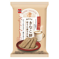 せんべい 煎餅 個包装 お配り菓子 きなこ餅 ほうじ茶ラテ味 18枚入 1セット（1個×6）
