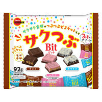 チョコレート 個包装 お配り菓子 サクつぶビット　92g 1セット（1個×6）