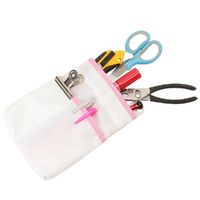 優美社 スタッフポーチ シロ 1H50WH 1個