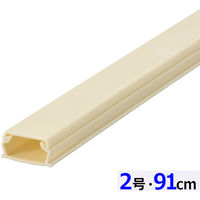 オーム電機 ABSモール 2号 91cm ミルキー 09-2809 1個（直送品）