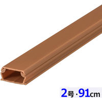 オーム電機 ABSモール 2号 91cm ブラウン 09-2810 1個（直送品）