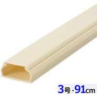 オーム電機 ABSモール 3号 91cm ミルキー 09-2813 1個（直送品）