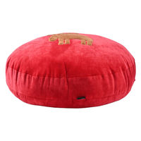 アンファンス クッション moz ドラムクッション Lサイズ 直径60cm ワインレッド 403253 1個（直送品）