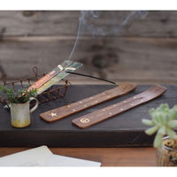 トモ・コーポレーション 香立 シーシャム香立てフラット 木製 スター 407672 1個（直送品）