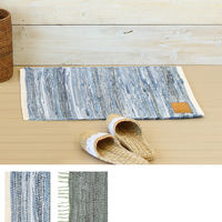 トモ・コーポレーション 玄関マット 室内用 40×60cm リユースデニム デニムチンディシリーズ 407853 1個（直送品）