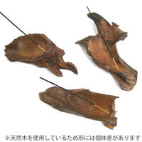 トモ・コーポレーション 香立て チークの根っこトレイ インセンスホルダー 木製 407910 1個（直送品）