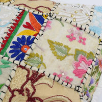 トモ・コーポレーション クッションカバー カンバディアパッチ 45×45cm ベージュ 407922 1個（直送品）