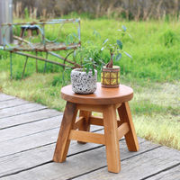 トモ・コーポレーション スツール プレーン 木製 天然木 丸椅子 409474 1個（直送品）