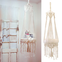 トモ・コーポレーション ハンモック マクラメ編み キャットハンギングベッド ドレープ 猫 424336 1個（直送品）