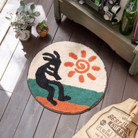 トモ・コーポレーション 玄関マット 40×40cm 室内 ココペリサン 428150 1個（直送品）