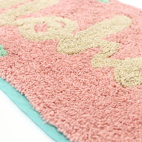 トモ・コーポレーション 玄関マット 29×53cm 室内 サンダル ピンク 428152 1個（直送品）