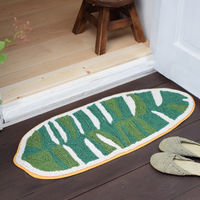 トモ・コーポレーション 玄関マット 30×75cm 室内 バナナリーフ 432305 1個（直送品）