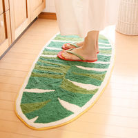 トモ・コーポレーション 玄関マット 47.5×120cm 室内 バナナリーフ 432306 1個（直送品）