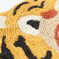 トモ・コーポレーション 玄関マット 45×51cm 室内 動物 トラ 432344 1個（直送品）