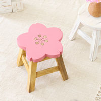 トモ・コーポレーション スツール 座面高25~26cm サクラ 天然木 433212 1個（直送品）