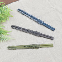 イエロースタジオ 箸箱セット モノクロームプラ箸&ハーフケース ネイビー 439584 1個（直送品）