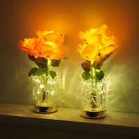 アンファンス テーブルランプ エレガントライト ROSE 電池式 アプリコット 452275 1個（直送品）