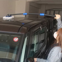 三金商事 モップ 15度カーブ 伸縮 洗車モップ 洗車用 ルーフトップ 468929 1個（直送品）