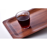 国際化工 トレー 30cm 長角 NOSトレー ラミネウェア ウォールナット 475241 1個（直送品）