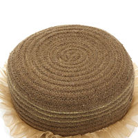 トモ・コーポレーション かご バスケット フリル 22cm ベージュ 478725 1個（直送品）