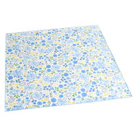 合同会社ビランク ランチクロス 45×45cm 日本製 フラワーブルー 479810 1個（直送品）