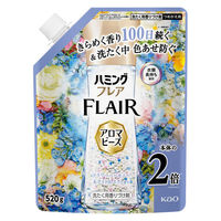 ハミングフレア アロマビーズ フラワーハーモニー＆ライトムスク 詰め替え 520g 1セット（1個×3） 洗濯用香りづけ剤 花王