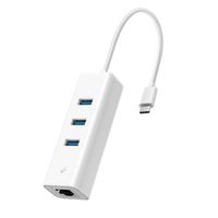 TP-LINK 有線LANアダプター USB Type-C 3ポートハブ&ギガビット UE330C JP