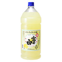 中野BC 富士白レモンチュウハイの素 25度 4L ペット 4本 リキュール 割り材 業務用 大容量