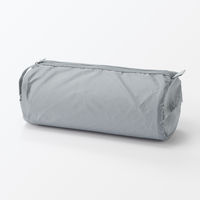 無印良品 ポリエステルたためる仕分けケース 筒形 グレー Ｓ 約１１×１１×２６ｃｍ 良品計画