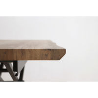 【軒先渡し】東馬 KRM 昇降テーブル 幅1200×奥行600×高さ240mm ブラウン 54686110 1台（直送品）