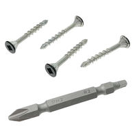 八幡ねじ 2×4材用ねじ木材取付用 1バイ用 ブラック 565147 1袋（直送品）