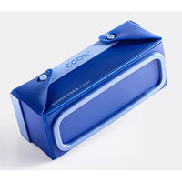 清水産業 洗いやすい たためる焼き型S ブルー 120712 1個（直送品）