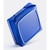 清水産業 洗いやすい たためる焼き型SQ ブルー 120714 1個（直送品）