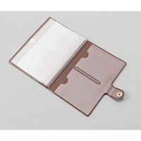 清水産業株式会社 通帳・カードシールドケースブック型 ダークブラウン 20240 1個（直送品）