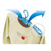 清水産業株式会社 スルット快乾ハンガー 6本組 14075 1セット(6個入)（直送品）