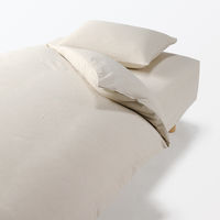 無印良品 綿フランネルまくらカバー４３×６３ｃｍ用 ベージュ 良品計画