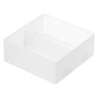 無印良品 ポリプロピレンデスク内整理トレー１ 約１００×１００×４０ｍｍ 1セット（1個×2） 良品計画