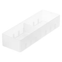 無印良品 ポリプロピレンデスク内整理トレー３ 約６７×２００×４０ｍｍ 1セット（1個×2） 良品計画
