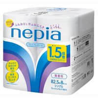 王子ネピア ネピアトイレットロール1.5倍巻き8ロールシングル82.5m 20431 1ケース(8個入)