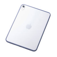エレコム iPad ケース 11インチ(A16) 耐衝撃 背面クリア ブルーグレー TB-A25RTSLOBG 1個