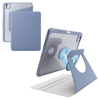 エレコム iPad Pro ケース 11インチ (M4) 360度回転 ブルーグレー TB-A25PMMG360BG 1個