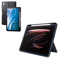 エレコム iPad Air ケース 11インチ(M3/M2) ソフト ブラック TB-A25MUCSTBK 1個