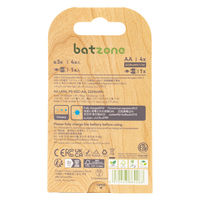 batzone リチウムイオン電池 単3(4本入り) タイプCケーブル付 P2-Li2A-2220C*4 1箱(4本入)（直送品）