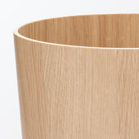 無印良品 木製ごみ箱 袋止めワイヤー付 丸型 約直径２３．５×高さ３０．５ｃｍ 良品計画