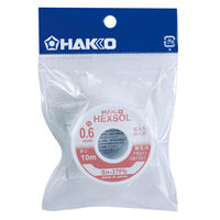 白光 巻はんだ ヘクスゾール 鉛入り 共晶 0.6mm×10M FS311-061001 1巻(10m)（直送品）