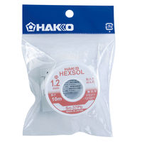 白光 巻はんだ ヘクスゾール 鉛入り 共晶 1.2mm×10M FS311-121001 1巻(10m)（直送品）