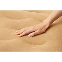 谷村実業 背もたれ付き電動エアーベッド ハイタイプ シングル a35307 1台（直送品）