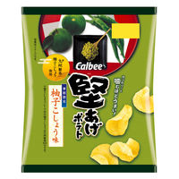 スナック菓子 ポテトチップス 食べきりサイズ 堅あげポテト 柚子こしょう味 60g 1セット（1個×12）