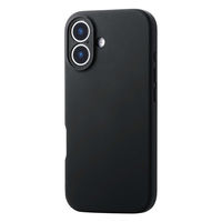 iPhone17 ケース ハイブリッドシリコン MAGKEEP ブラック PM-A25AHVSCMGBK エレコム 1個（直送品）